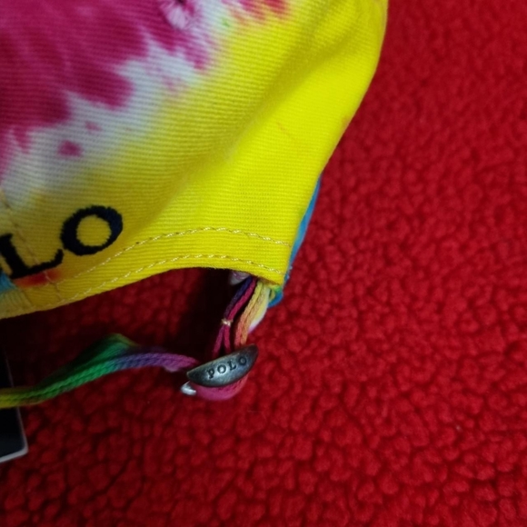 Polo Ralph Lauren tie dye baseball cap with adjustable Sizing embroidered logo - Picture 3 of 4